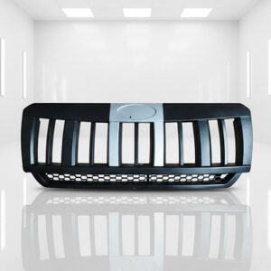 FRONT GRILL BLACK WITH SILVER
