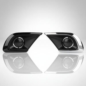 FOG LAMP COVER BLACK/CHROME LEFT/RIGHT
