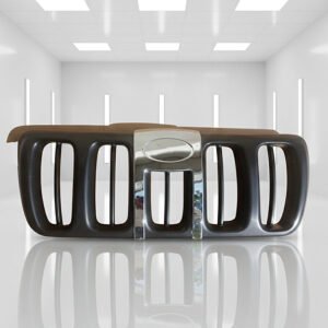 FRONT GRILL BLACK WITH CHROME